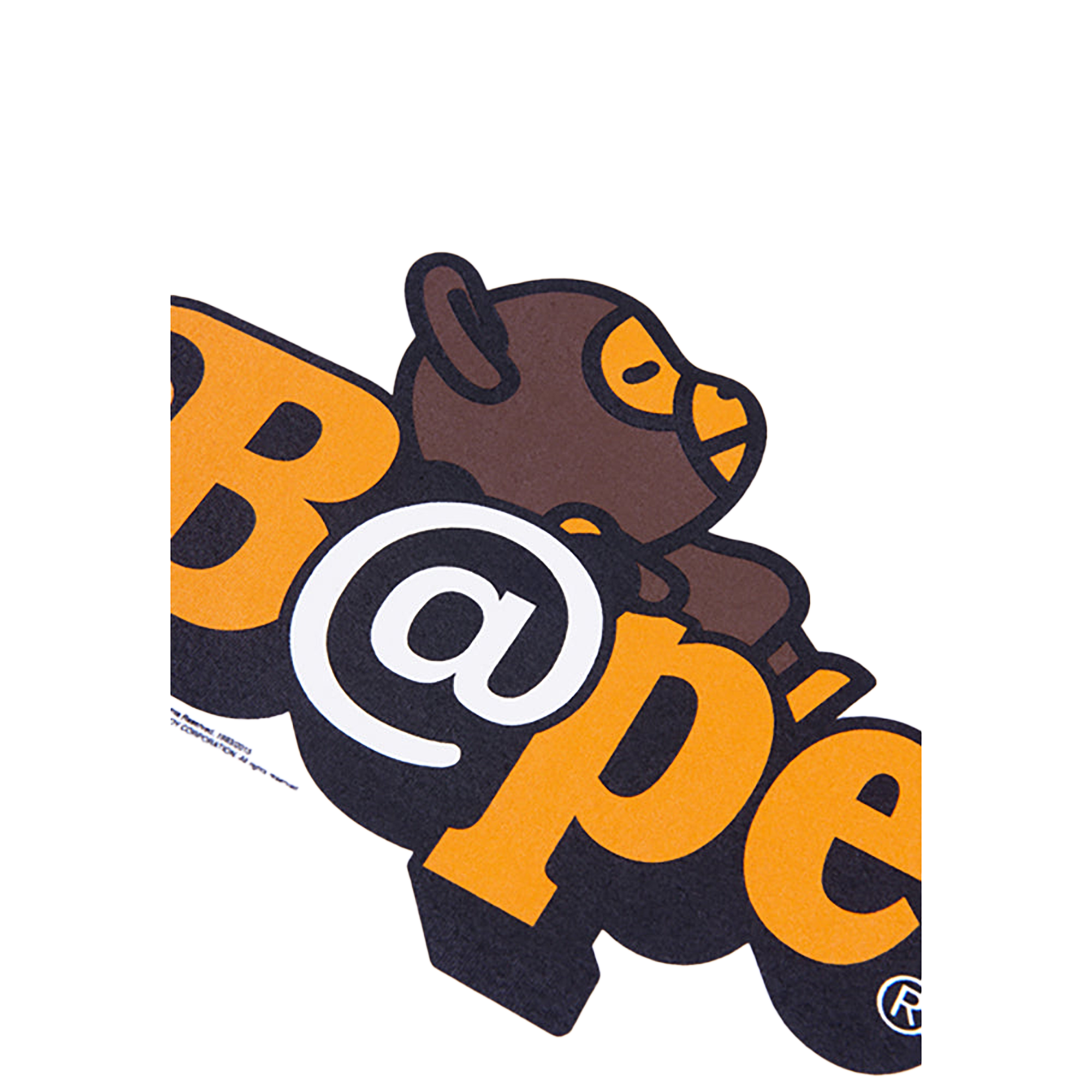 BE@RTEE BAPE(R)-BE@R ON BAPE(R) (WHITE)