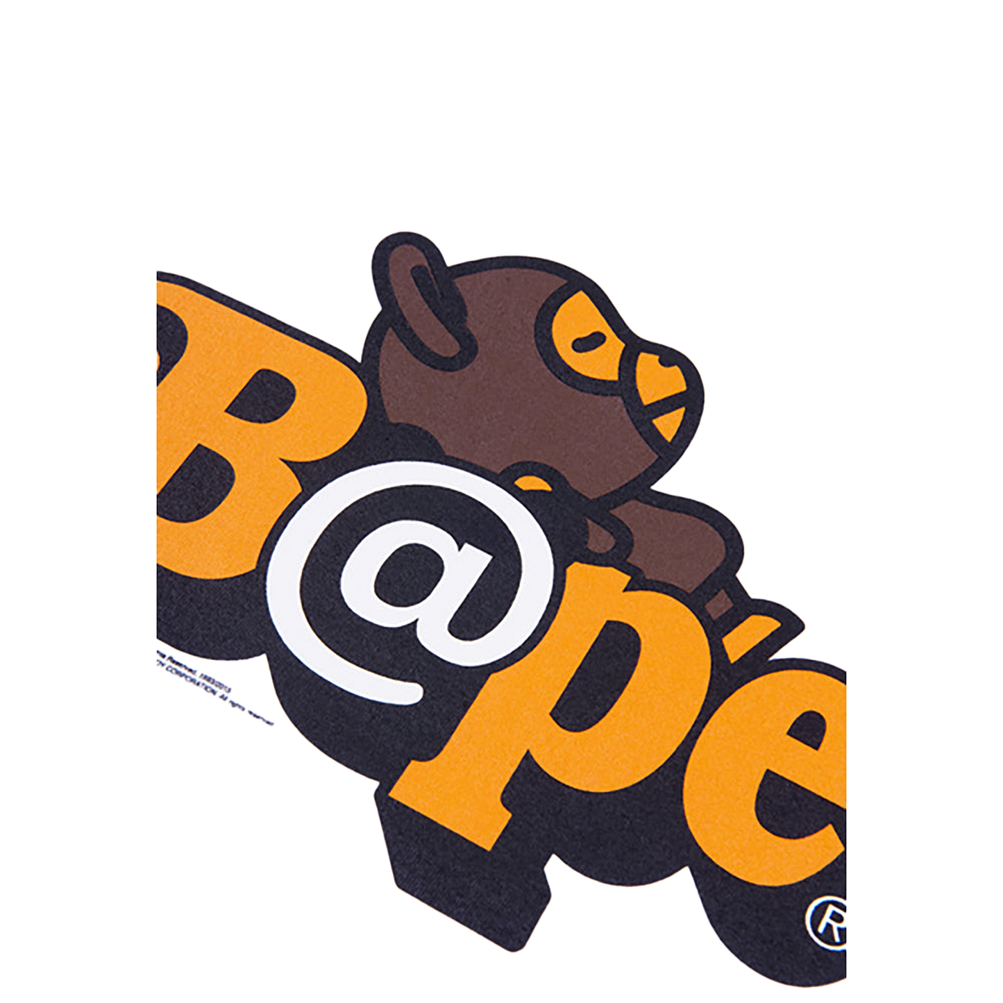 BE@RTEE BAPE(R)-BE@R ON BAPE(R) (WHITE)