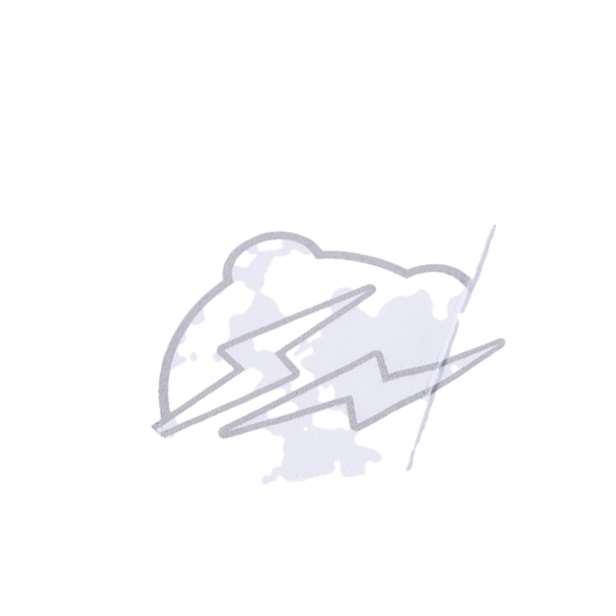 BE@RTEE fragmentdesign-POCKET (WHITE)