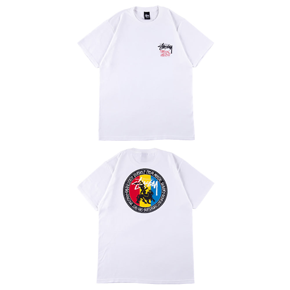 BE@RTEE STUSSY-LION (WHITE)_0