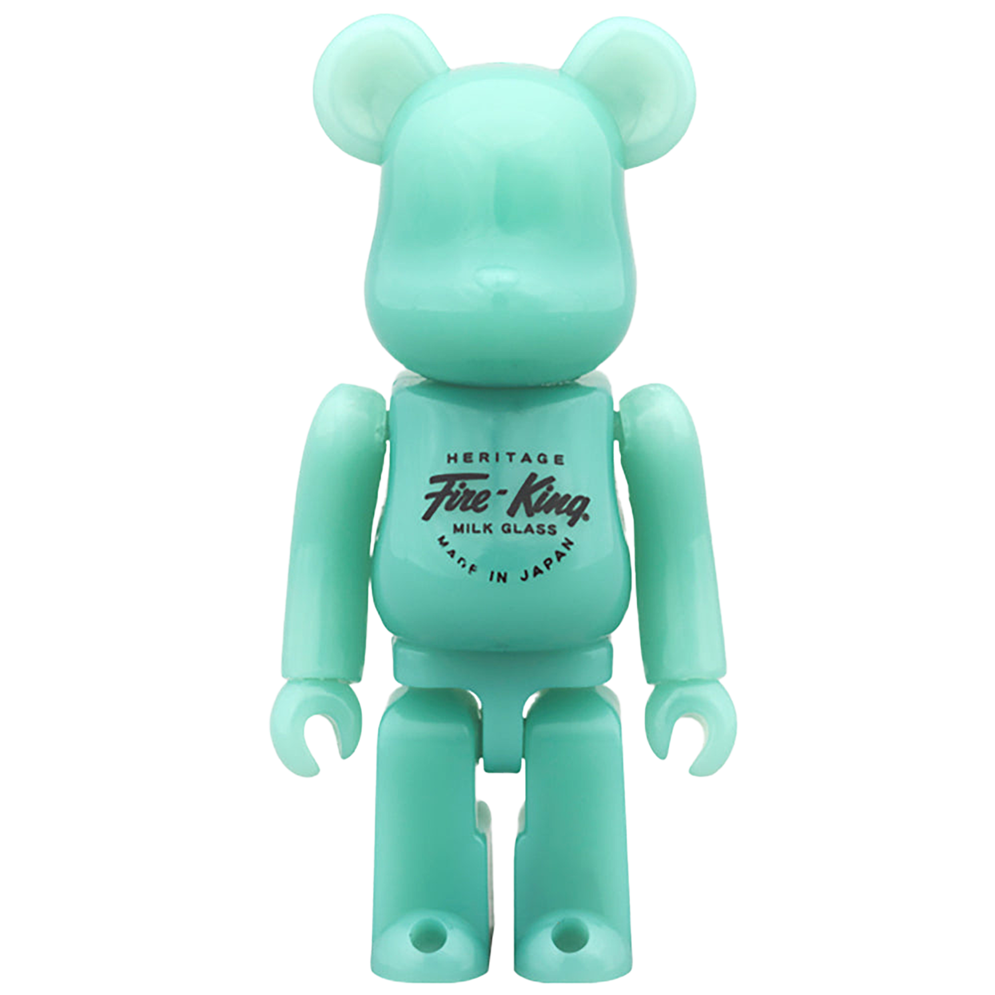 BE@RBRICK Fire-King 100%（WHITE / JADE-ITE）