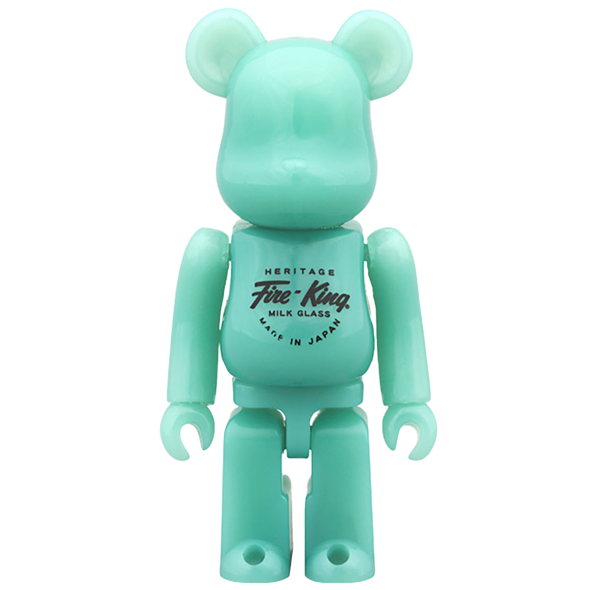 BE@RBRICK Fire-King 100%（WHITE / JADE-ITE）