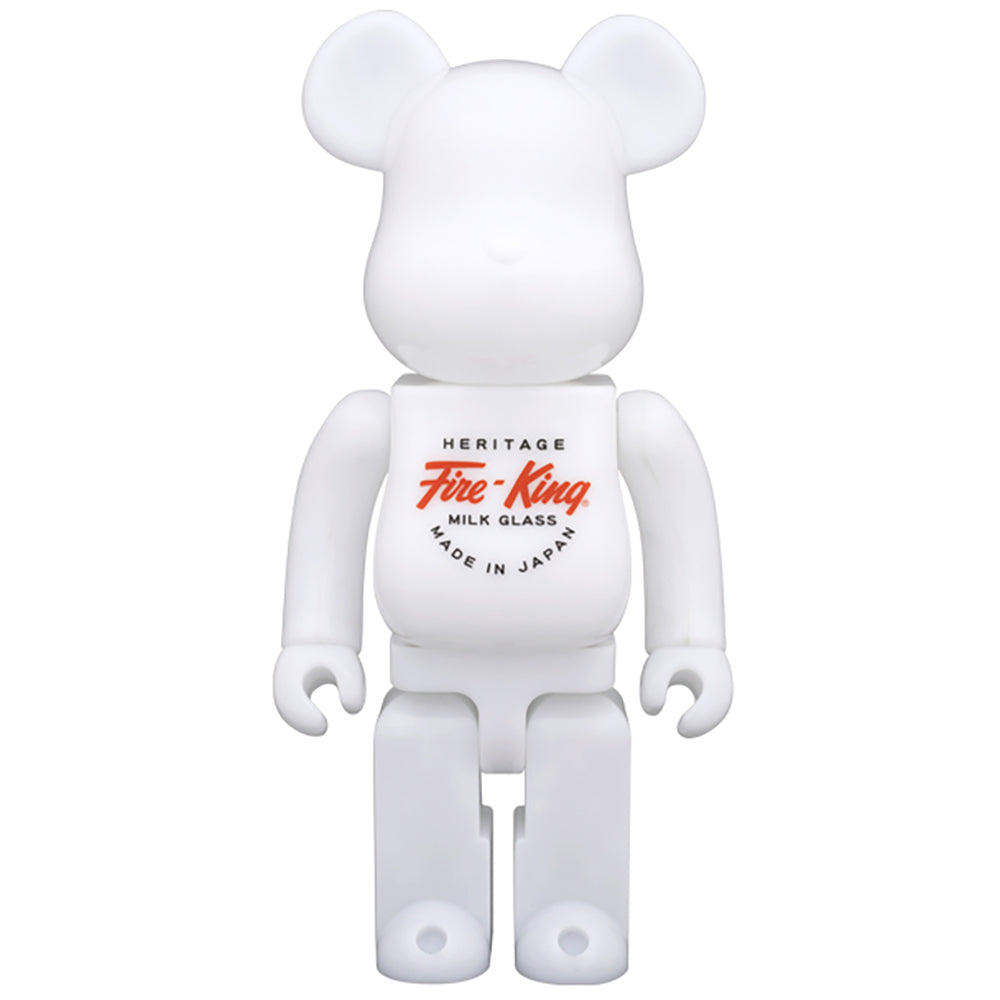 BE@RBRICK Fire-King 400%（WHITE / JADE-ITE）_1