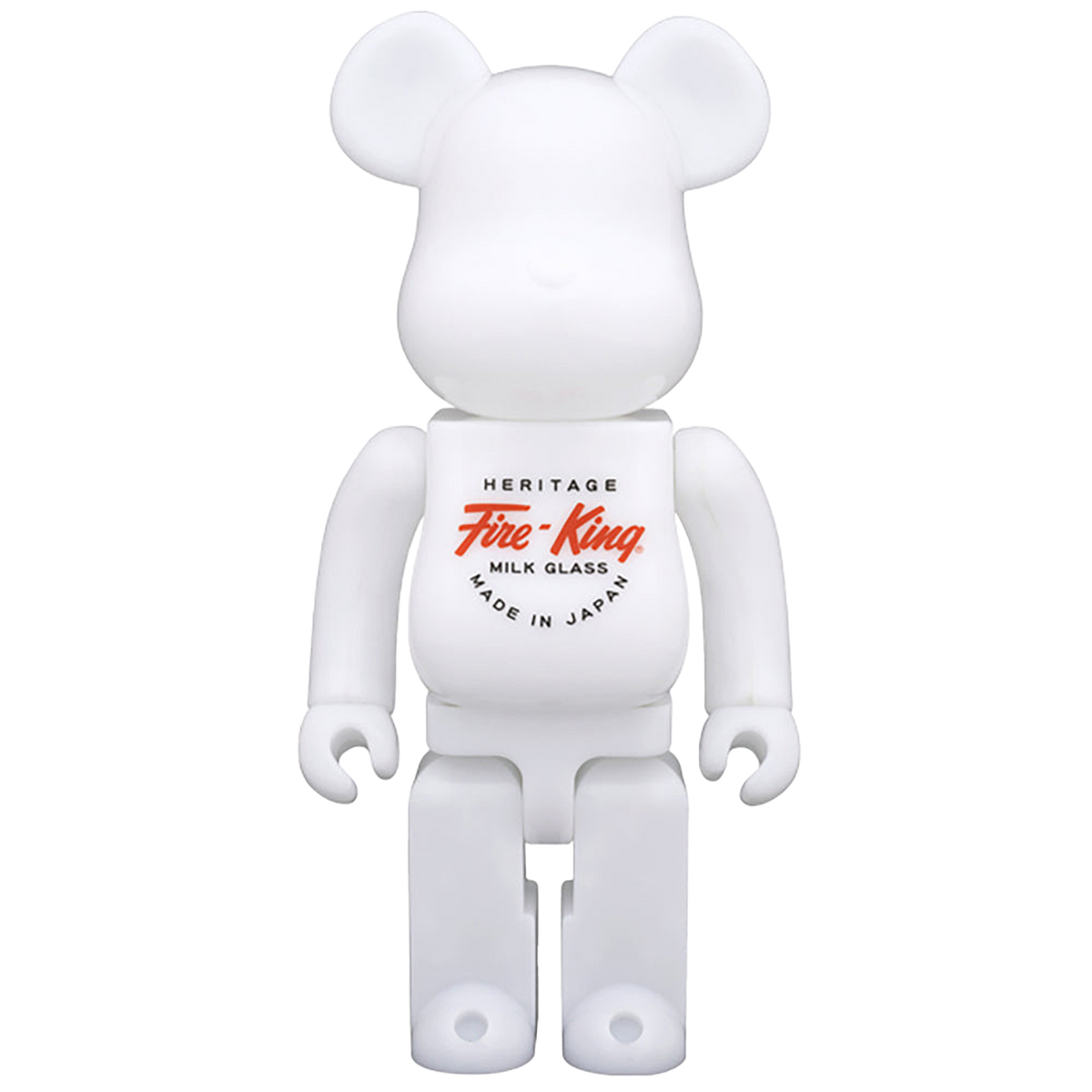 BE@RBRICK Fire-King 400%（WHITE / JADE-ITE）