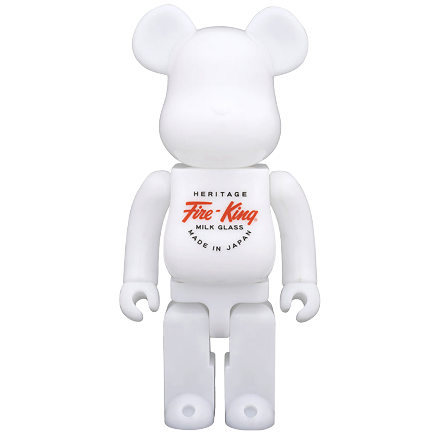 BE@RBRICK Fire-King 400%（WHITE / JADE-ITE）