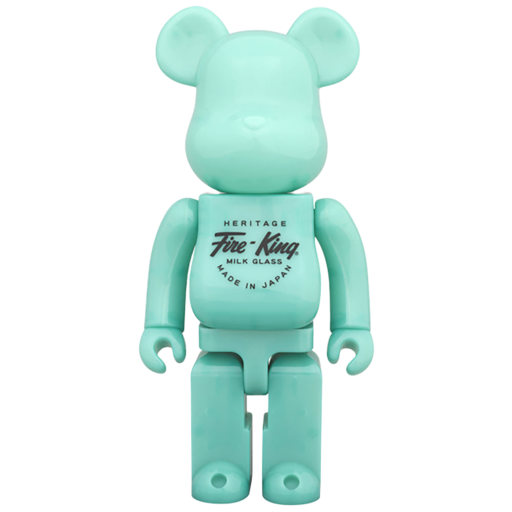 BE@RBRICK Fire-King 400%（WHITE / JADE-ITE）