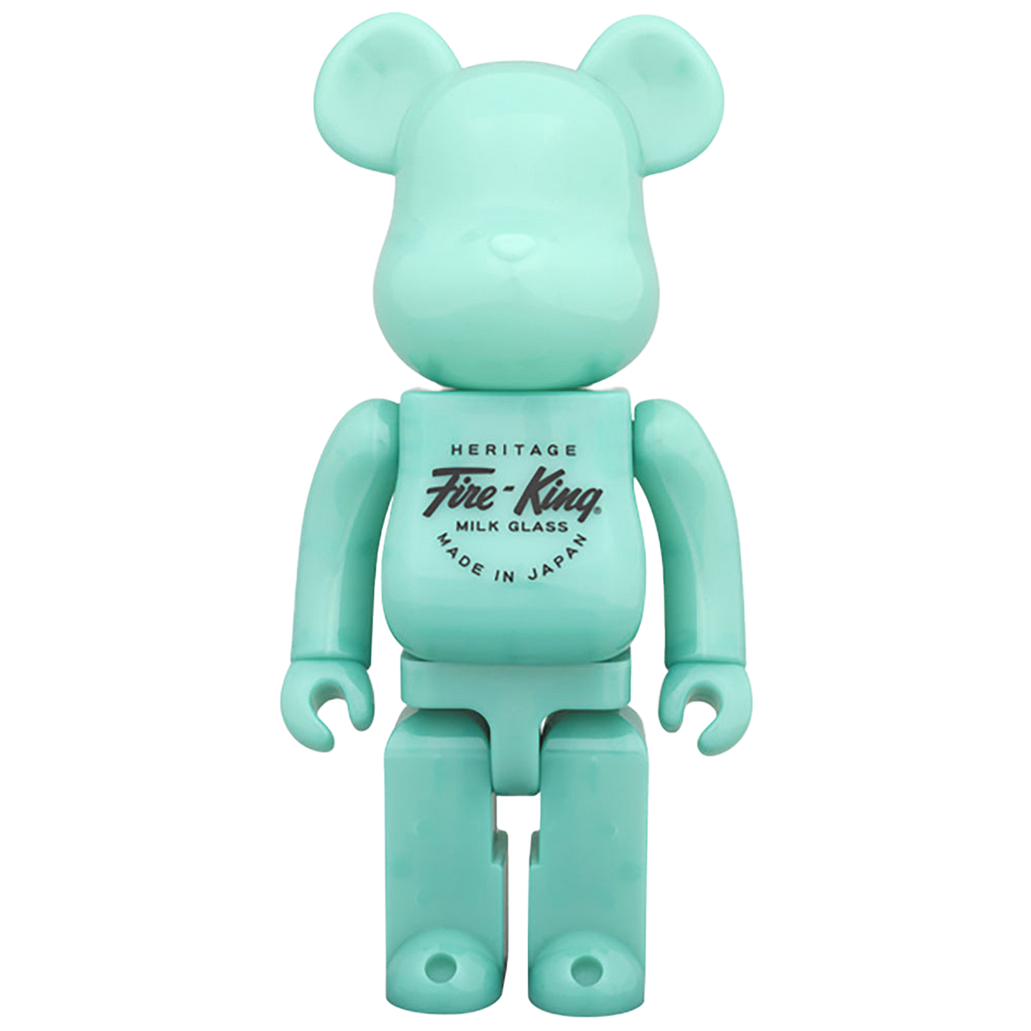 BE@RBRICK Fire-King 400%（WHITE / JADE-ITE）