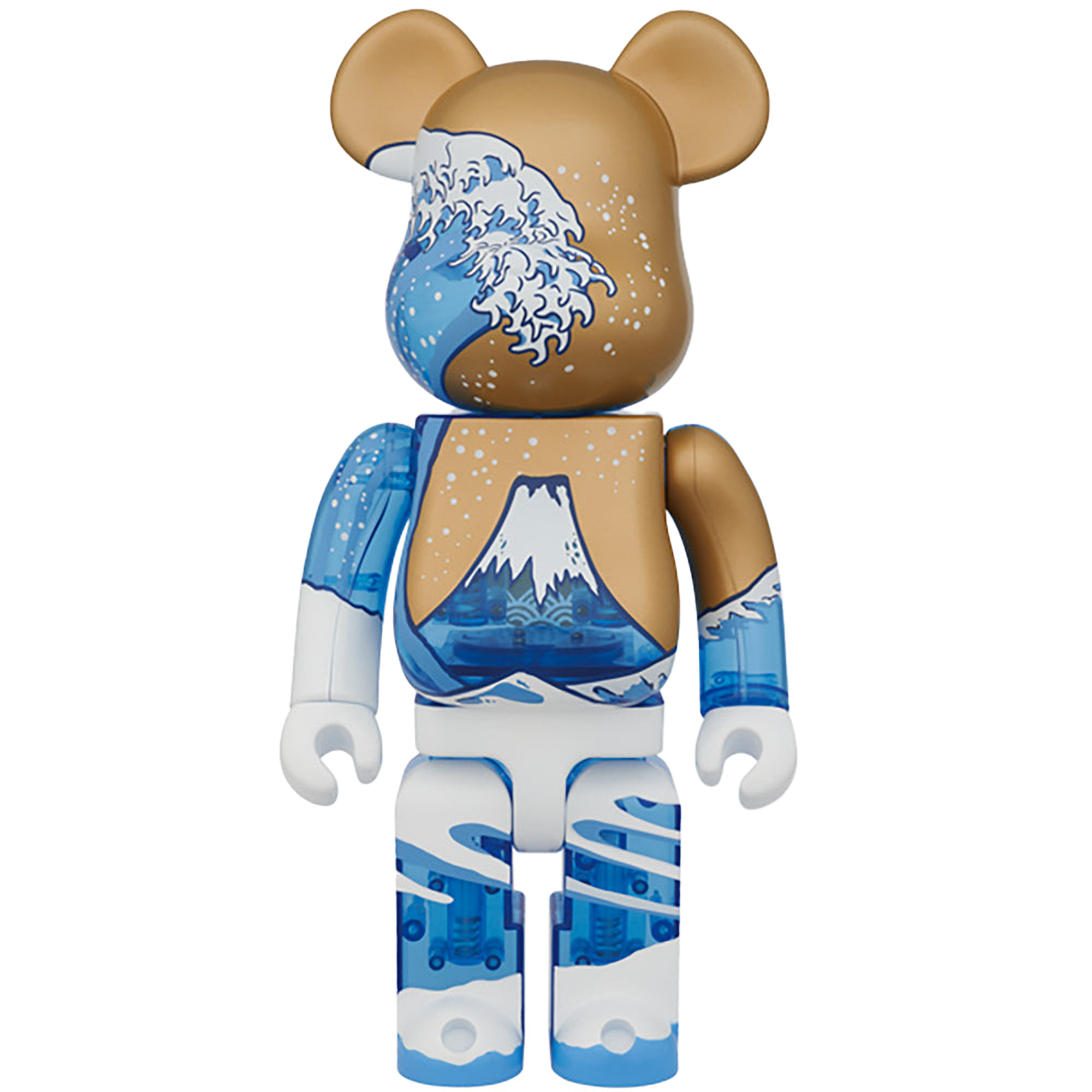 富士山 BE@RBRICK 400%：葛飾北斎筆 冨嶽三十六景 神奈川沖浪裏