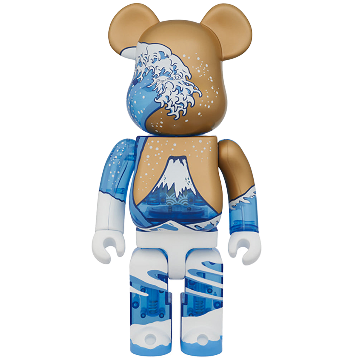 富士山 BE@RBRICK 400%：葛飾北斎筆 冨嶽三十六景 神奈川沖浪裏