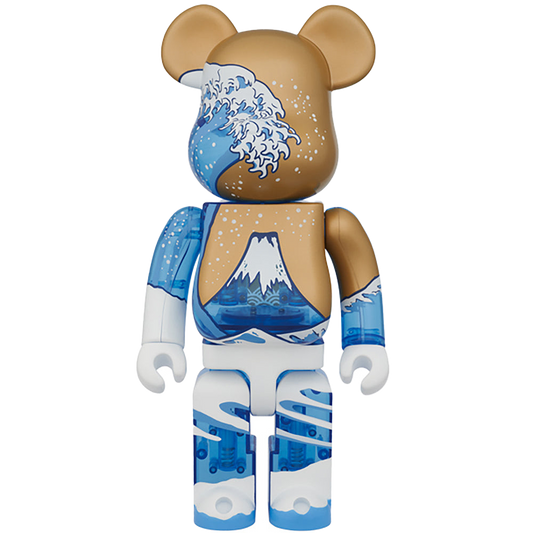富士山 BE@RBRICK 400%：葛飾北斎筆 冨嶽三十六景 神奈川沖浪裏