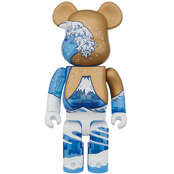 富士山 BE@RBRICK 400%：葛飾北斎筆 冨嶽三十六景 神奈川沖浪裏