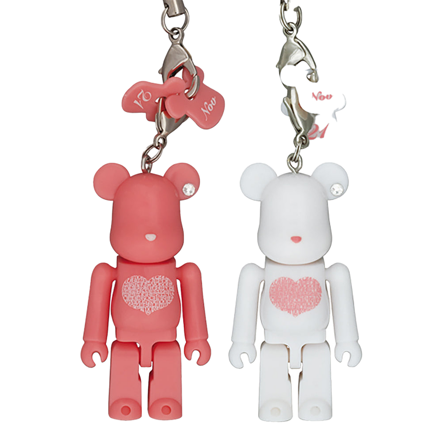 Happy BE@RBRICK INTERNATIONAL LOVE HEART（ピンク／ホワイト）