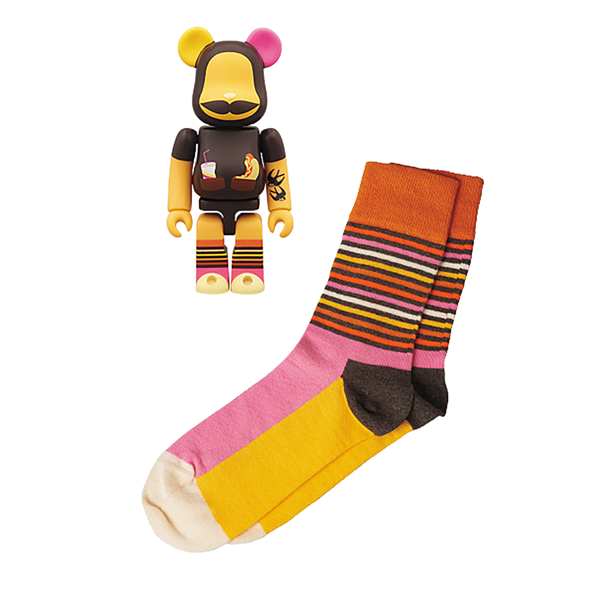 BE@RBRICK Happy Socks