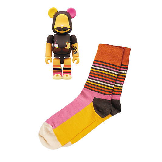 BE@RBRICK Happy Socks