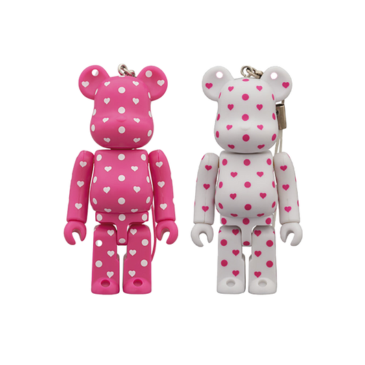 ITS'DEMO BE@RBRICK ピンク/ホワイト