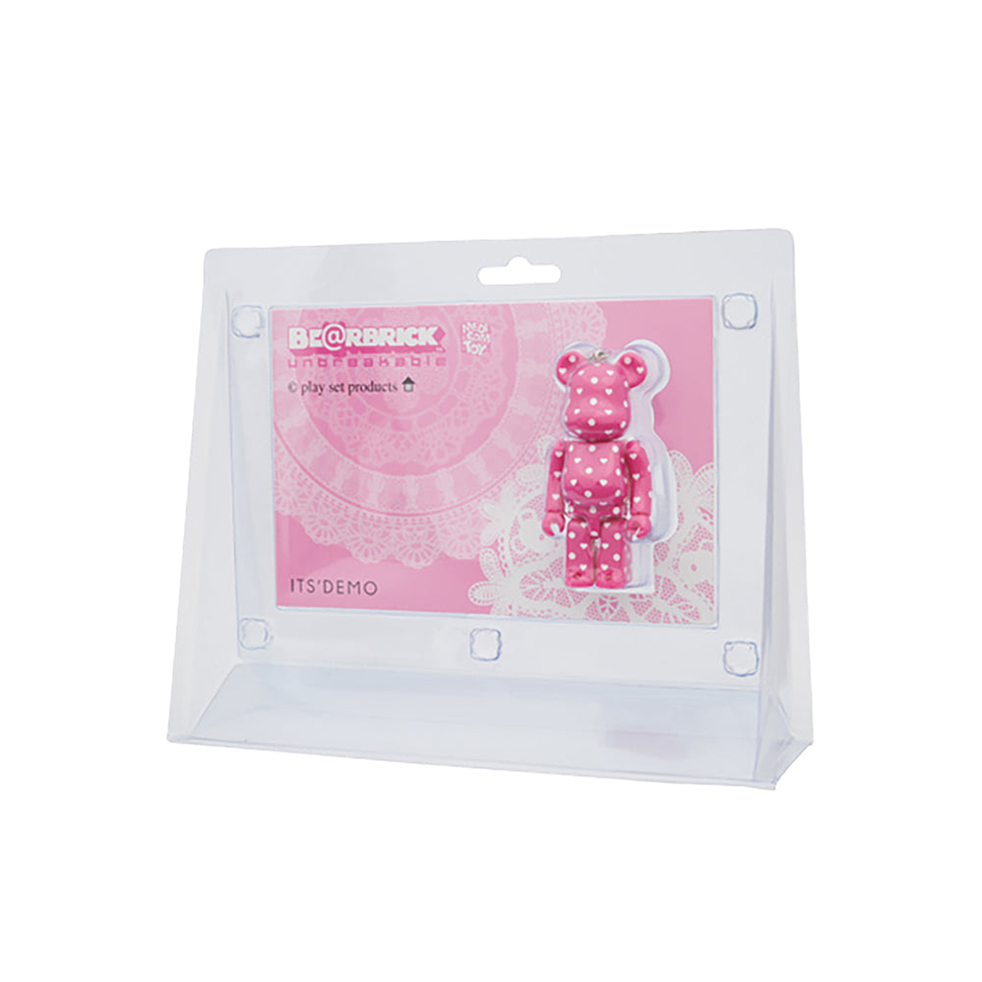 ITS'DEMO BE@RBRICK ピンク/ホワイト
