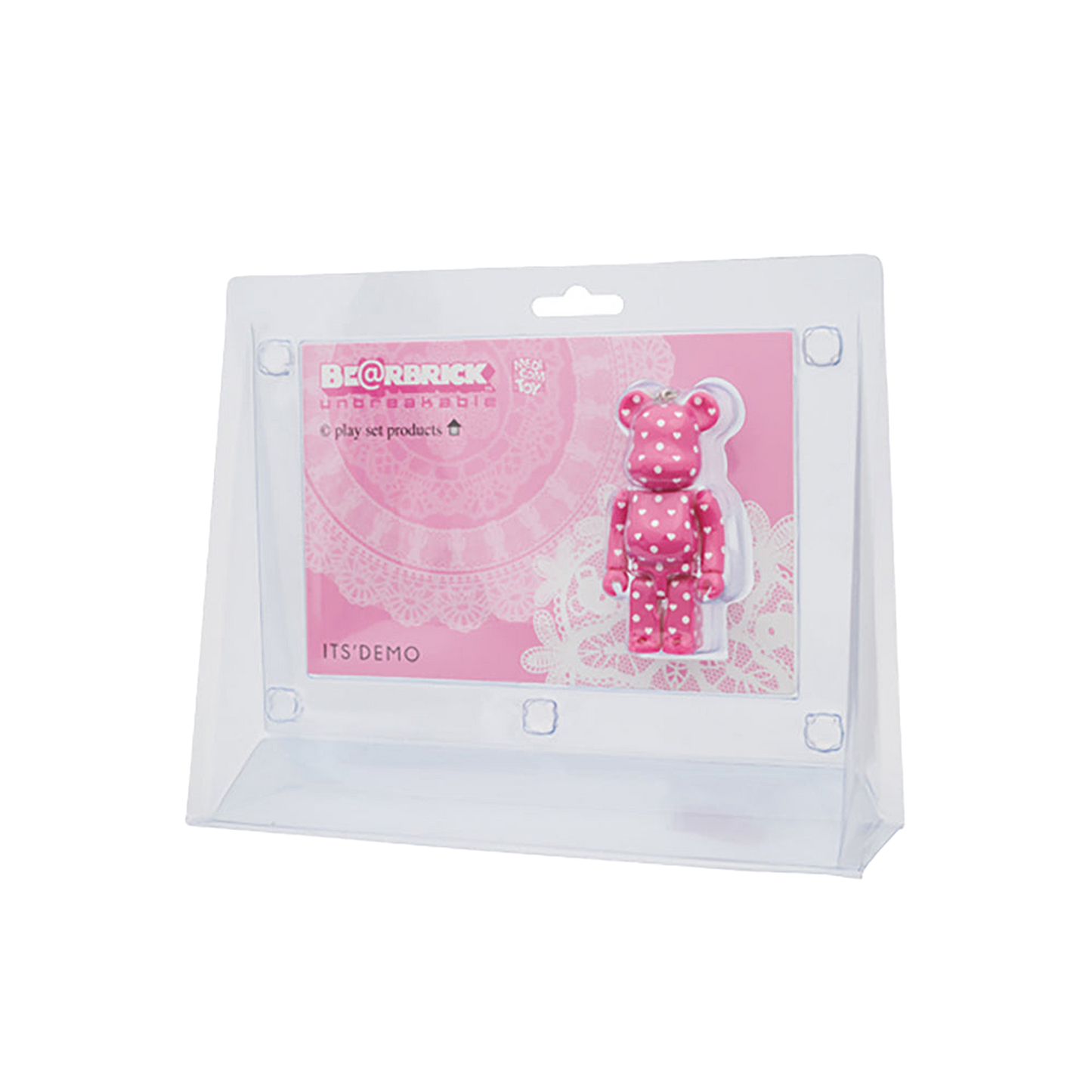 ITS'DEMO BE@RBRICK ピンク/ホワイト