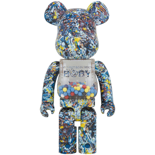 MY FIRST BE@RBRICK B@BY Jackson Pollock Studio Ver.1000％