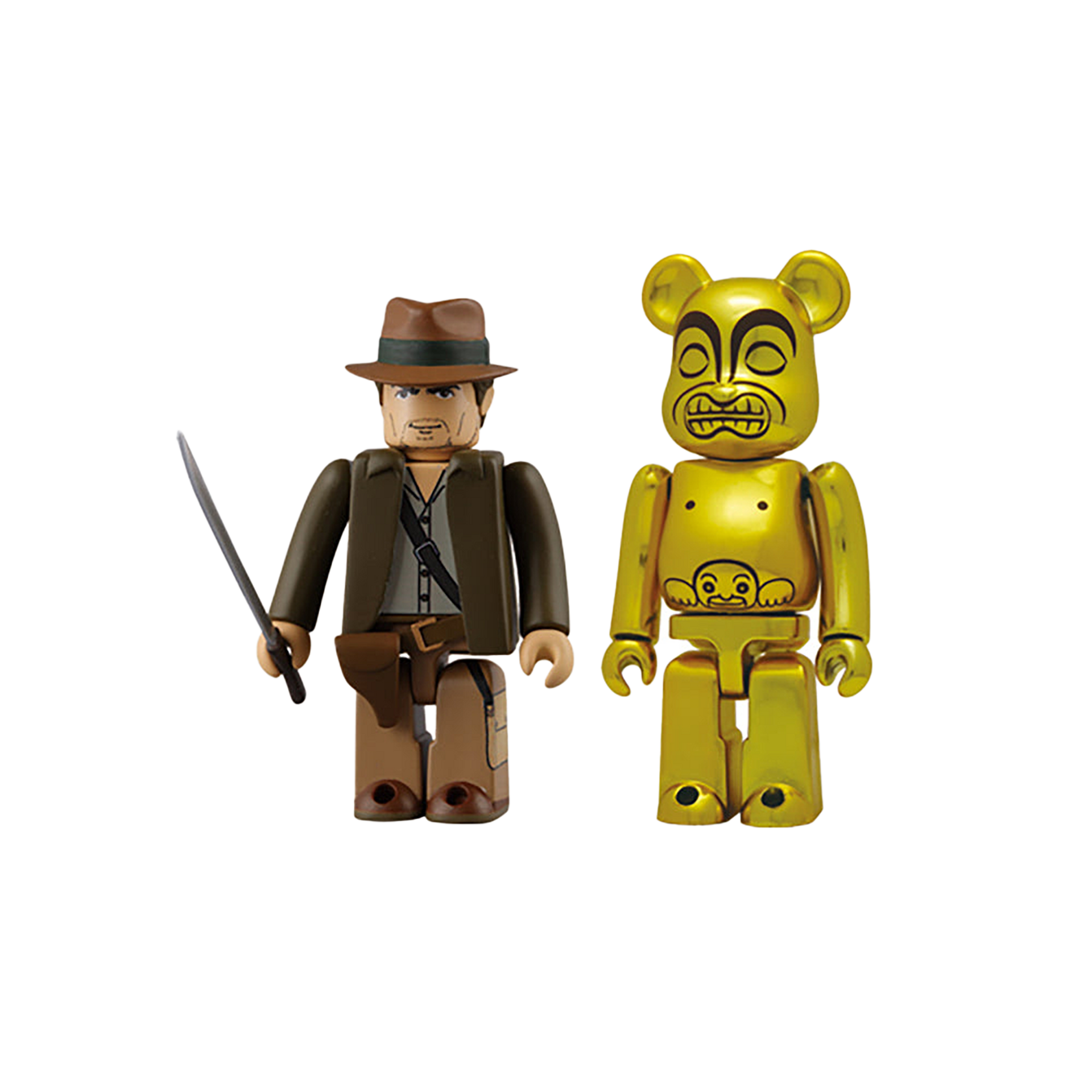 INDIANA JONES(TM) KUBRICK & GOLDENIDOL BE@RBRICK SET. | MEDICOM