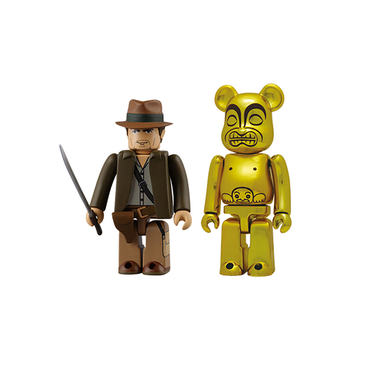 INDIANA JONES(TM) KUBRICK & GOLDENIDOL BE@RBRICK SET.