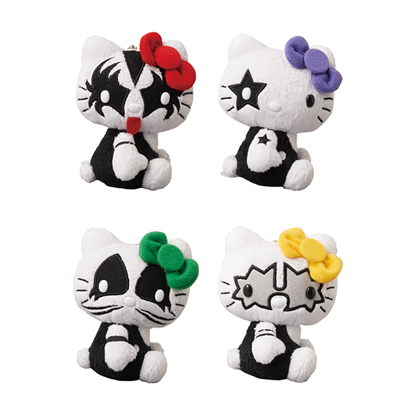 KISS HELLO KITTY 4点セット KISS × HELLO KITTY マスコット | MEDICOM TOY OFFICIAL STORE
