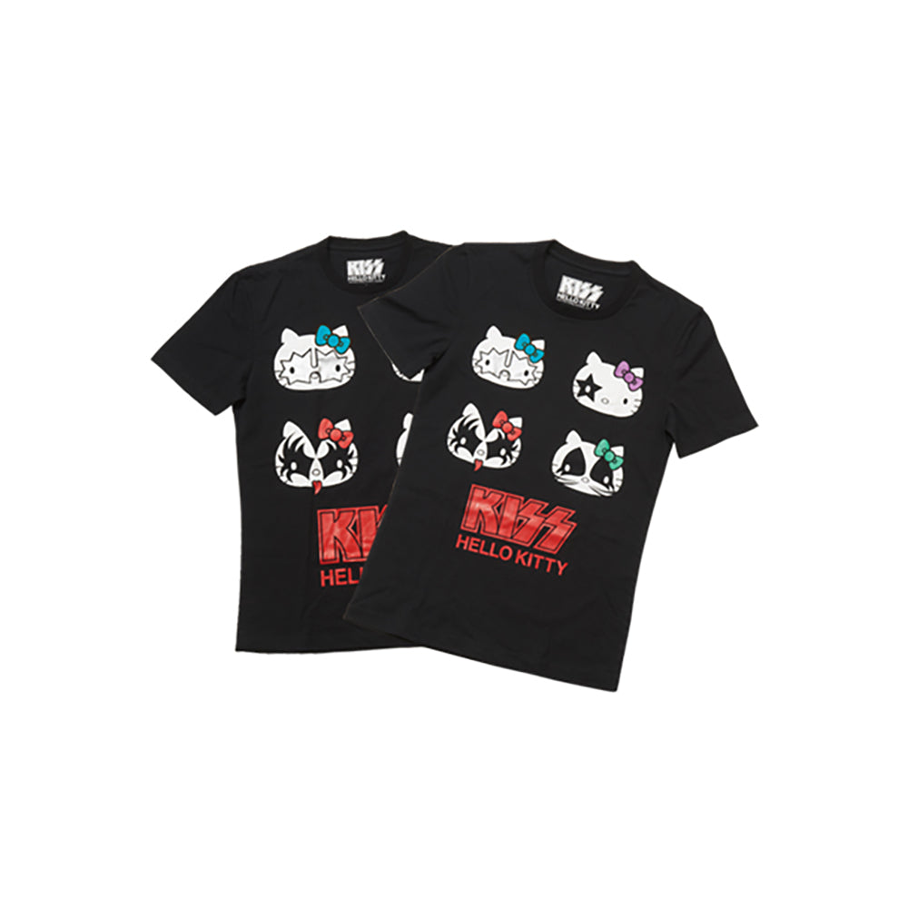 KISS × HELLO KITTY シリーズ Tシャツ 4フェイス_0