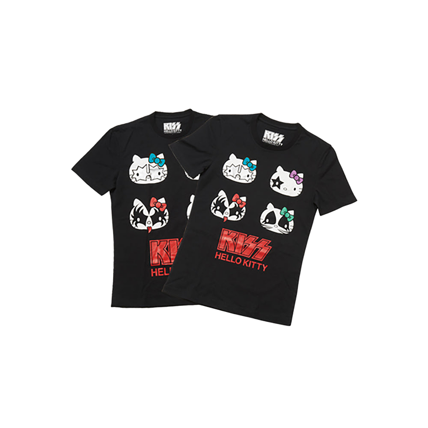 KISS × HELLO KITTY シリーズ Tシャツ 4フェイス