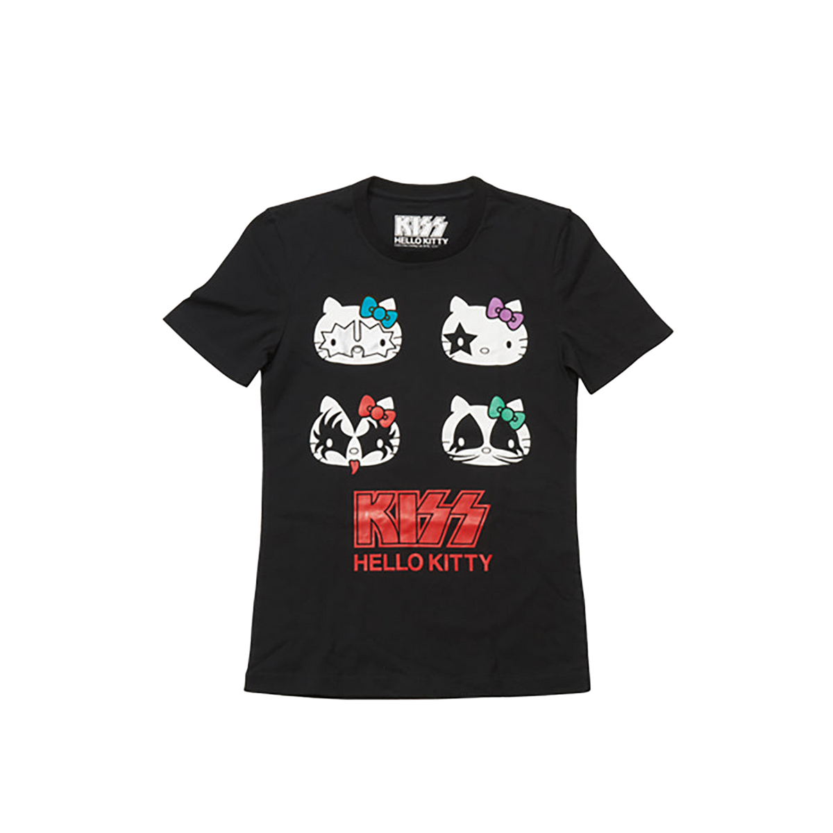 KISS × HELLO KITTY シリーズ Tシャツ 4フェイス