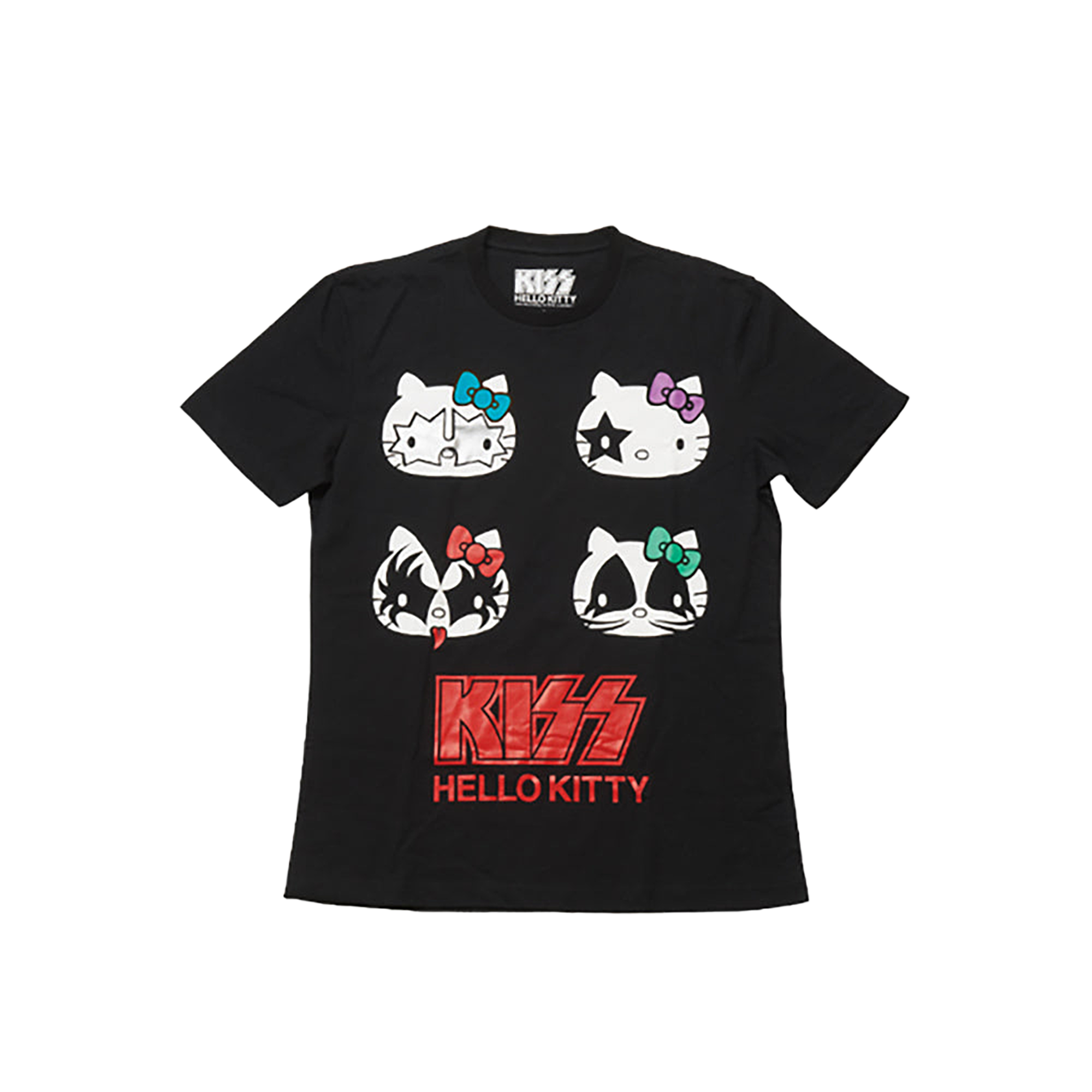 KISS × HELLO KITTY シリーズ Tシャツ 4フェイス