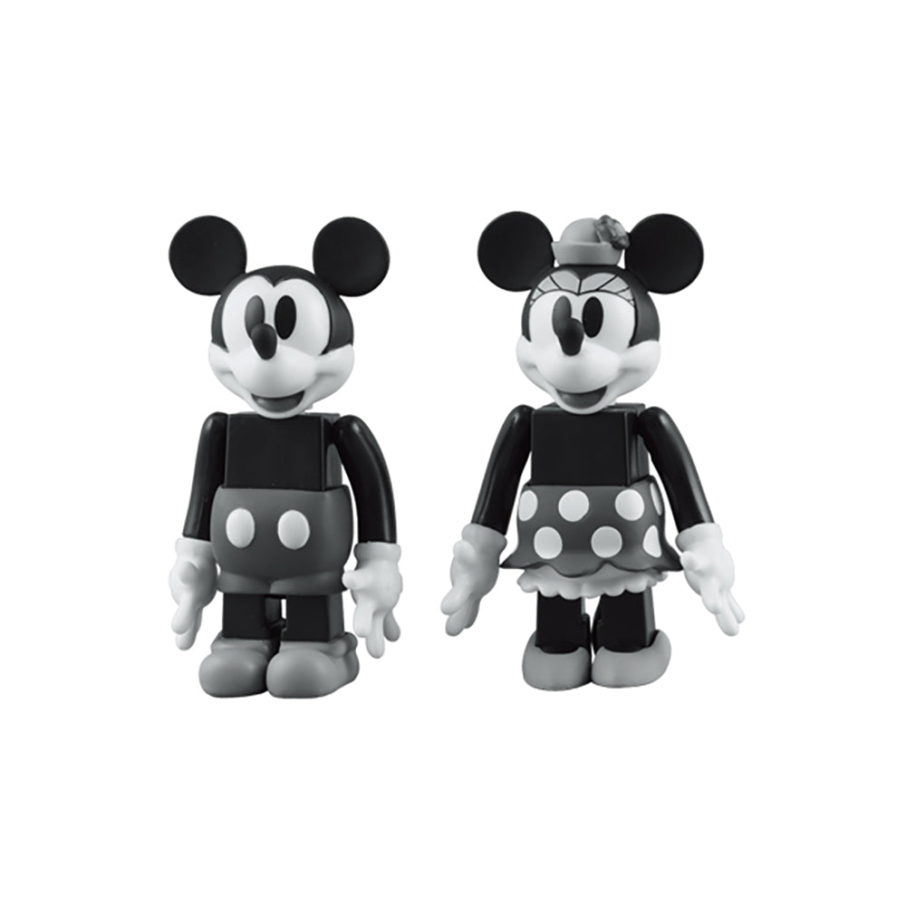 KUBRICK MICKEY MOUSE & MINNIE MOUSE (BLACK & WHITE ver.)_0