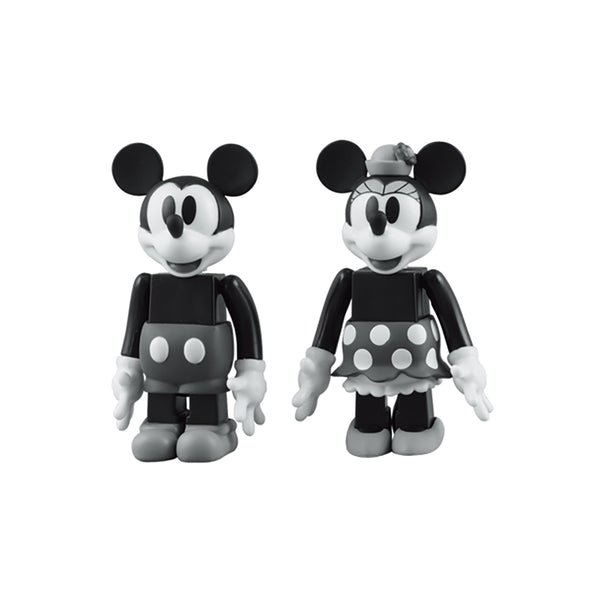 KUBRICK MICKEY MOUSE & MINNIE MOUSE (BLACK & WHITE ver.) | MEDICOM