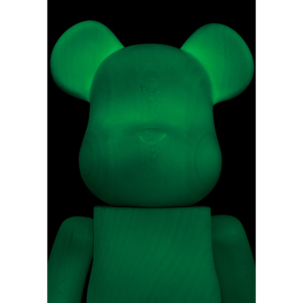 400% カリモク BE@RBRICK GLOW IN THE DARK_1