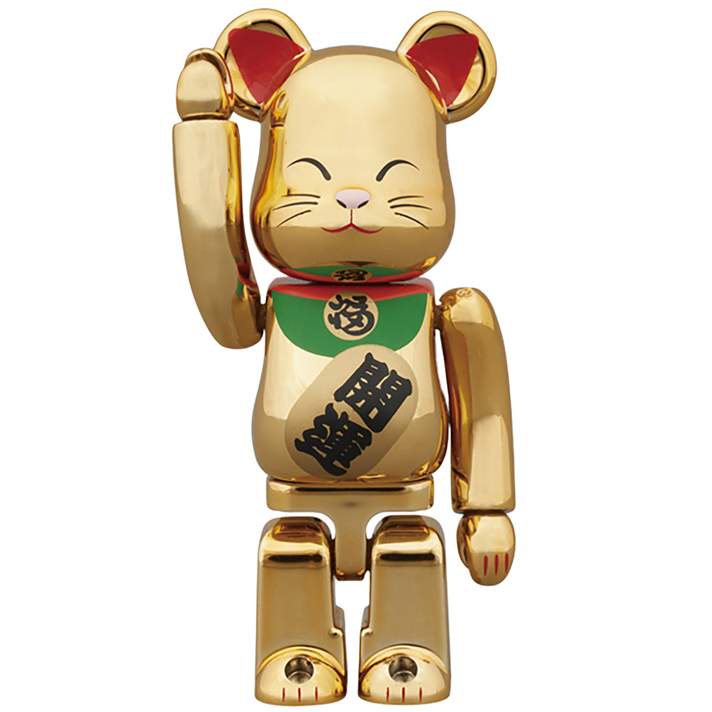 BE@RBRICK 招き猫 金メッキ 弐 100％