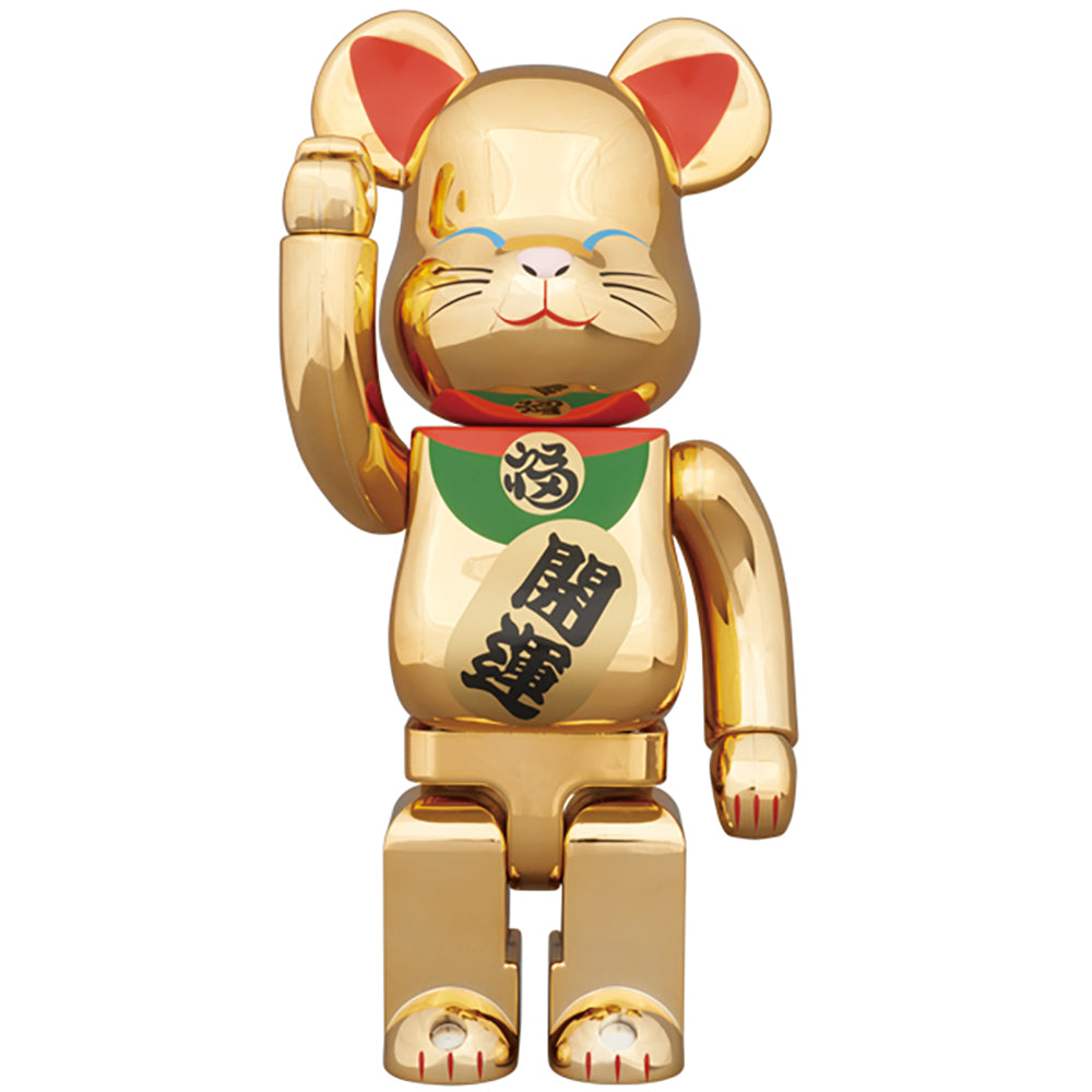BE@RBRICK 招き猫 金メッキ 弐 400％_0