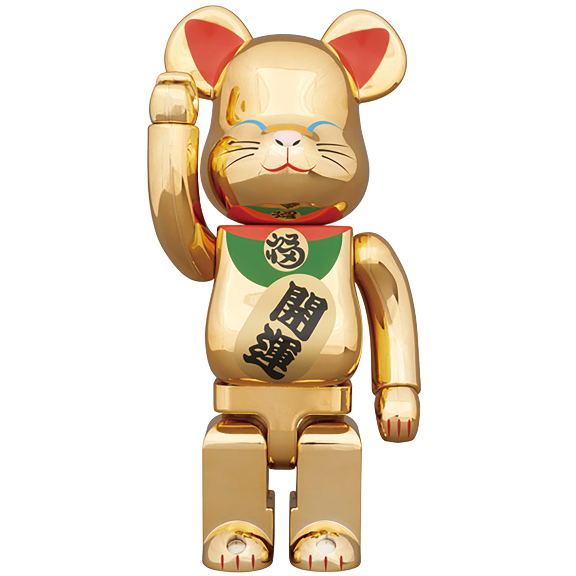 BE@RBRICK 招き猫 金メッキ 弐 400％