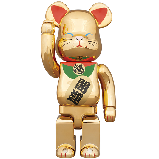 BE@RBRICK 招き猫 金メッキ 弐 400％