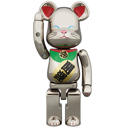 Chogokin BE@RBRICK Manekineko Silver Plated 2