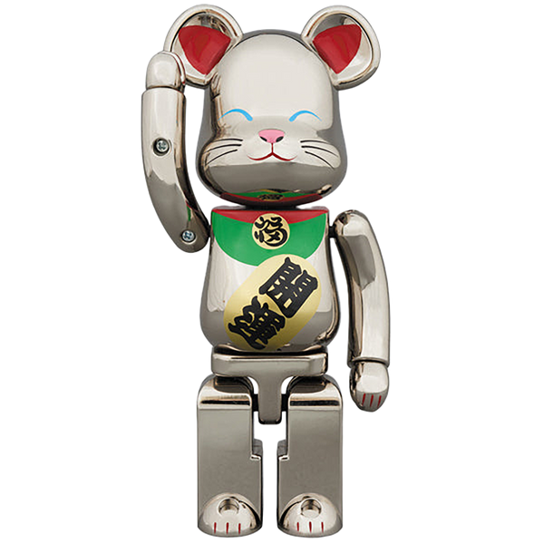 超合金 BE@RBRICK 招き猫 銀メッキ弐 200％ maneki_silver1_grande.png?v=