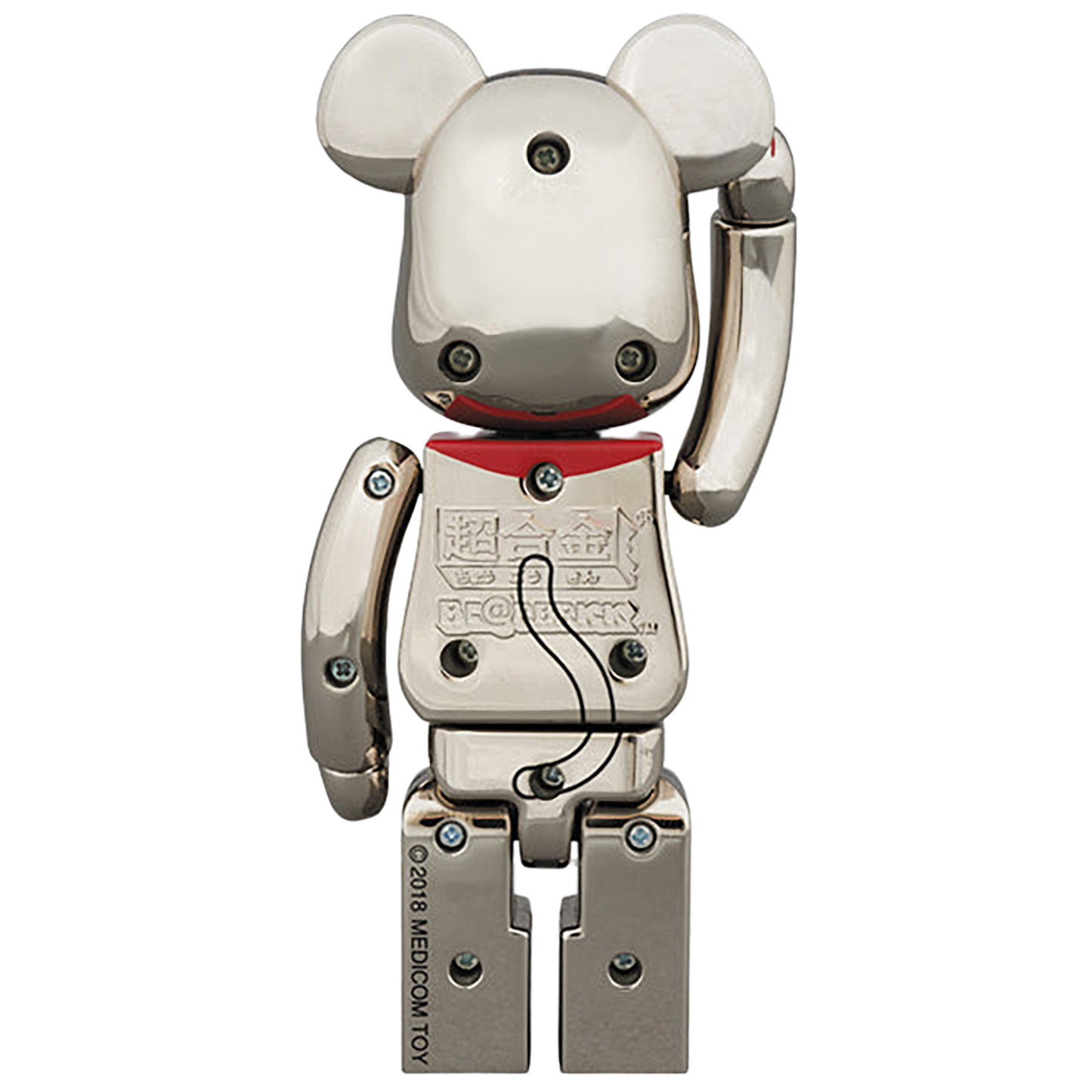 Chogokin BE@RBRICK Manekineko Silver Plated 2