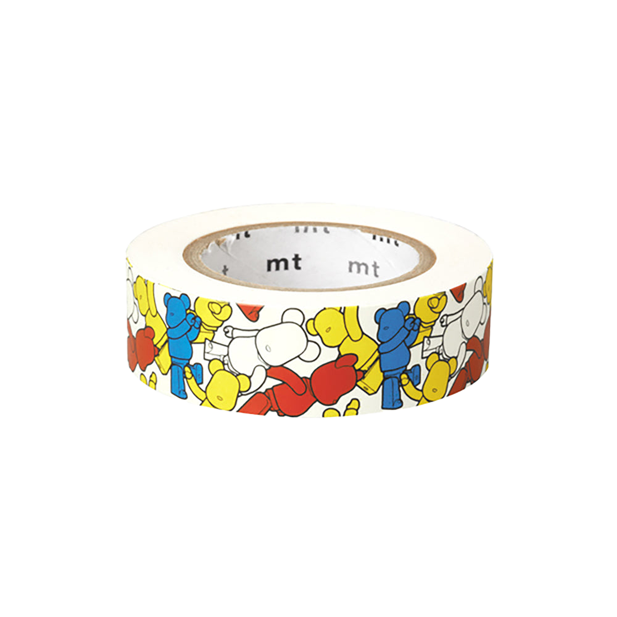 BE@RBRICK masking tape ACTION／CROWD／POLCADOT 3本セット