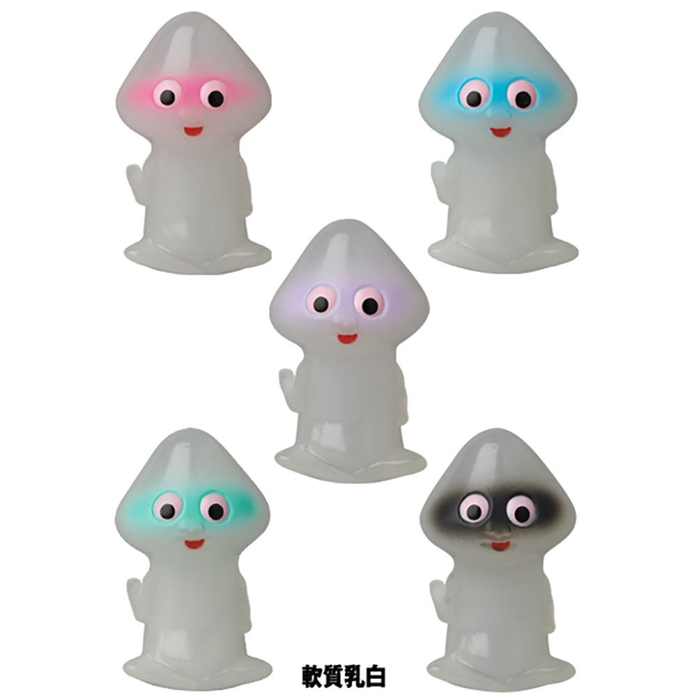 松茸師匠5体セット（軟質乳白 / 軟質蓄光）_1