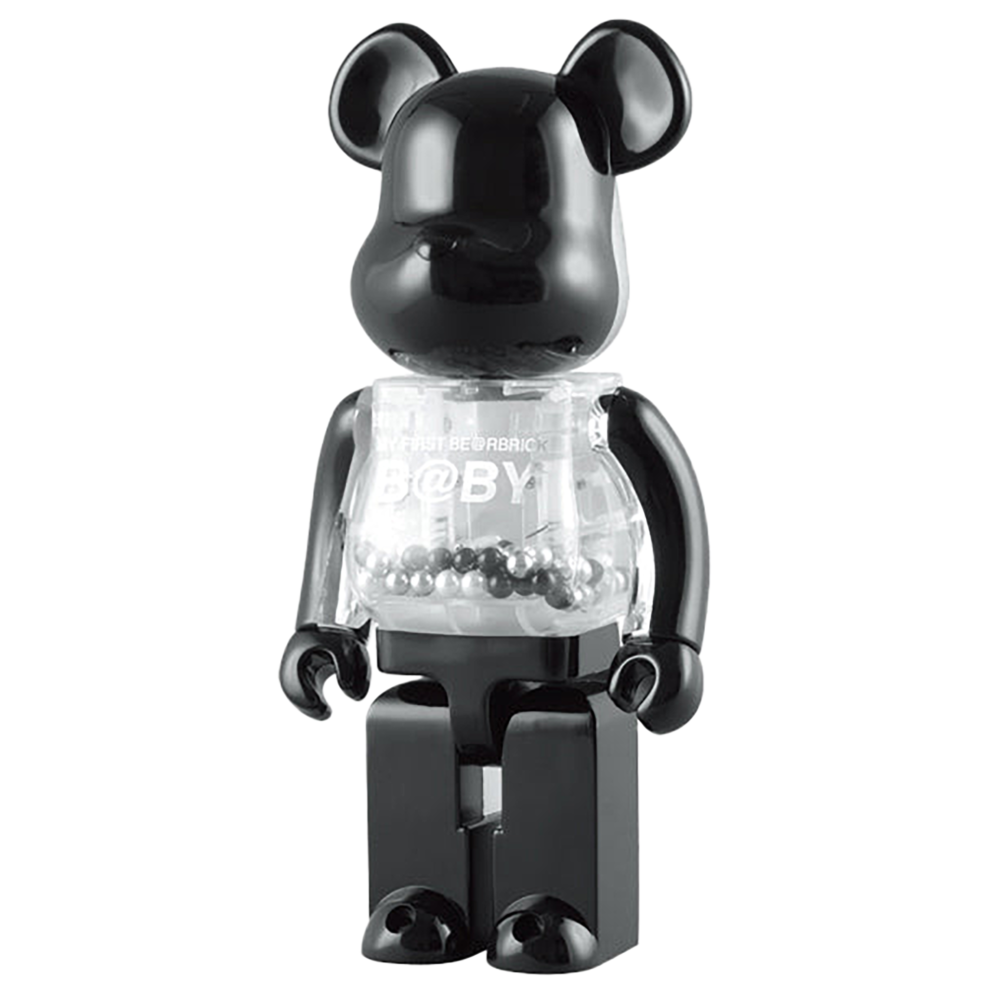 MY FIRST BE@RBRICK B@BY 400%（BLACK & SILVER ver.）