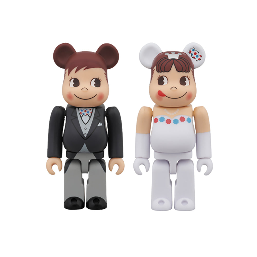 BE@RBRICK ウェディングペコちゃん&ポコちゃん2体セット_0