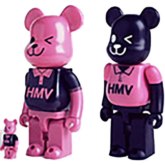 HMV特製 ブラックポロ、ピンクポロBE@RBRICK