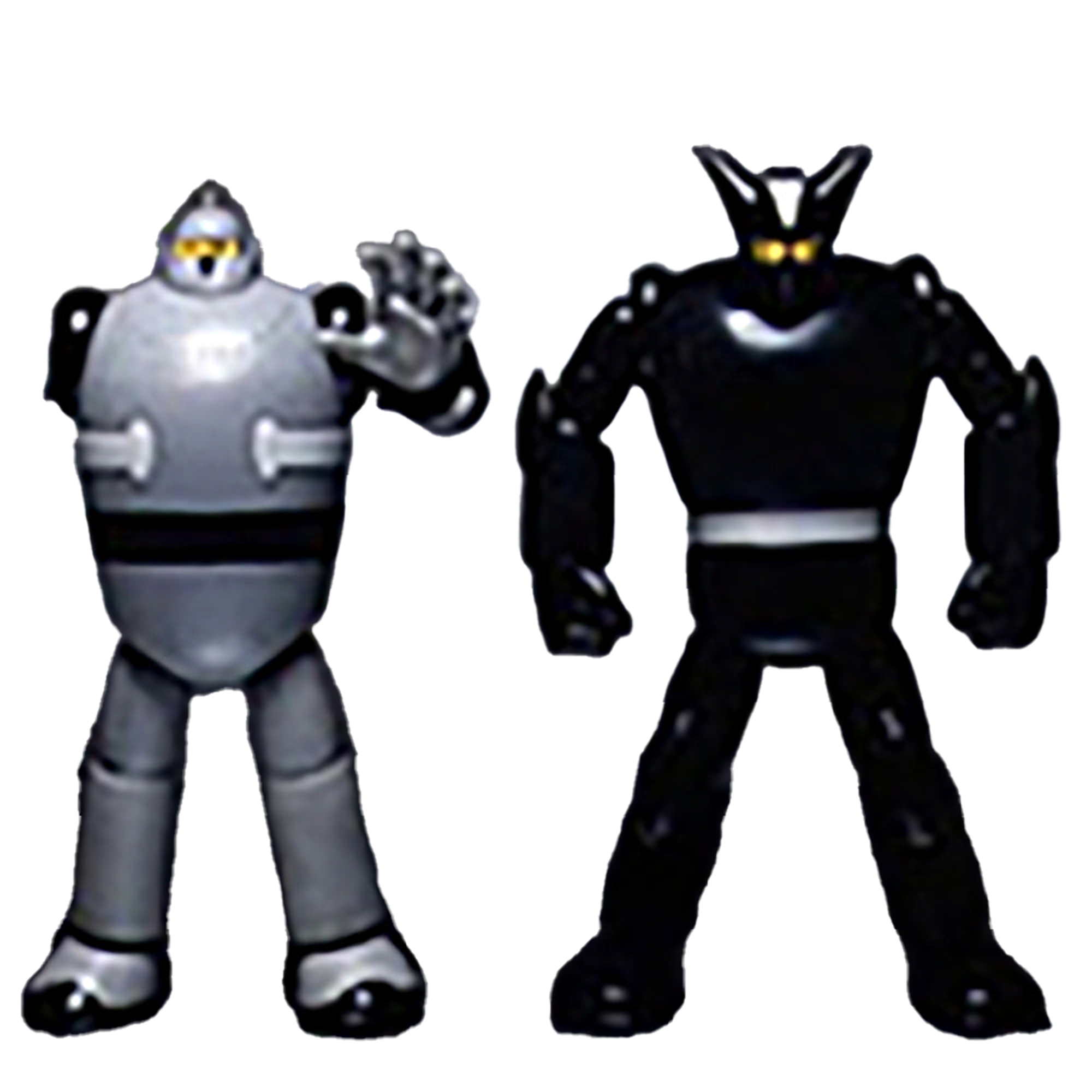 鉄人28号＆ブラックオックス (白黒モデル)