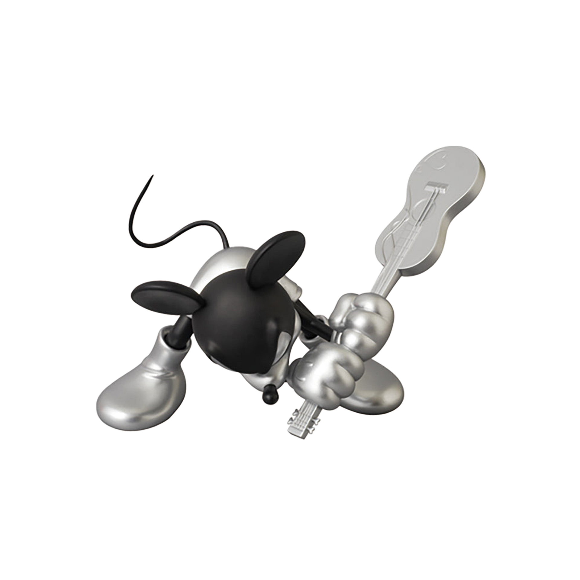 VCD MICKEY MOUSE ROEN GUITAR Ver.（BLACK & SILVER） | MEDICOM TOY