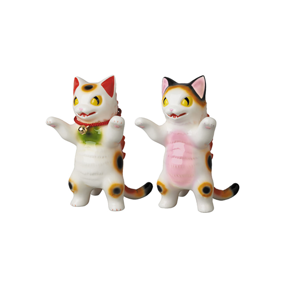 伝作窯謹製 小夏屋“猫強羅”招き猫／三毛_0