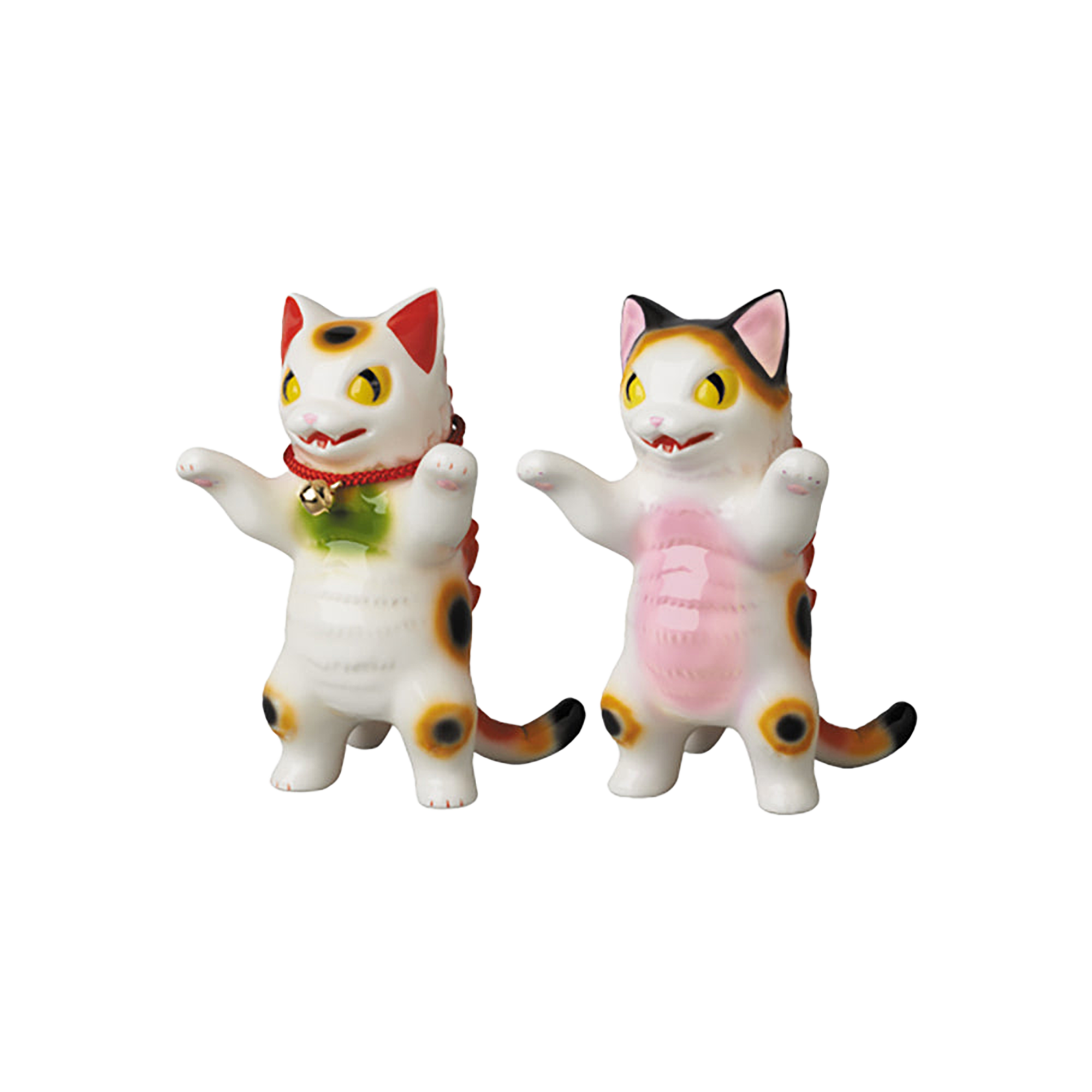 伝作窯謹製 小夏屋“猫強羅”招き猫／三毛