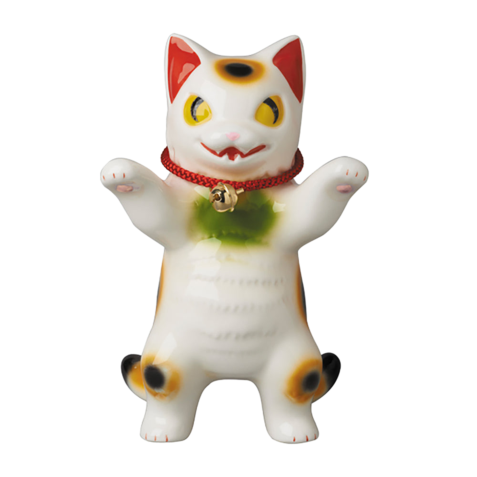 伝作窯謹製 小夏屋“猫強羅”招き猫／三毛