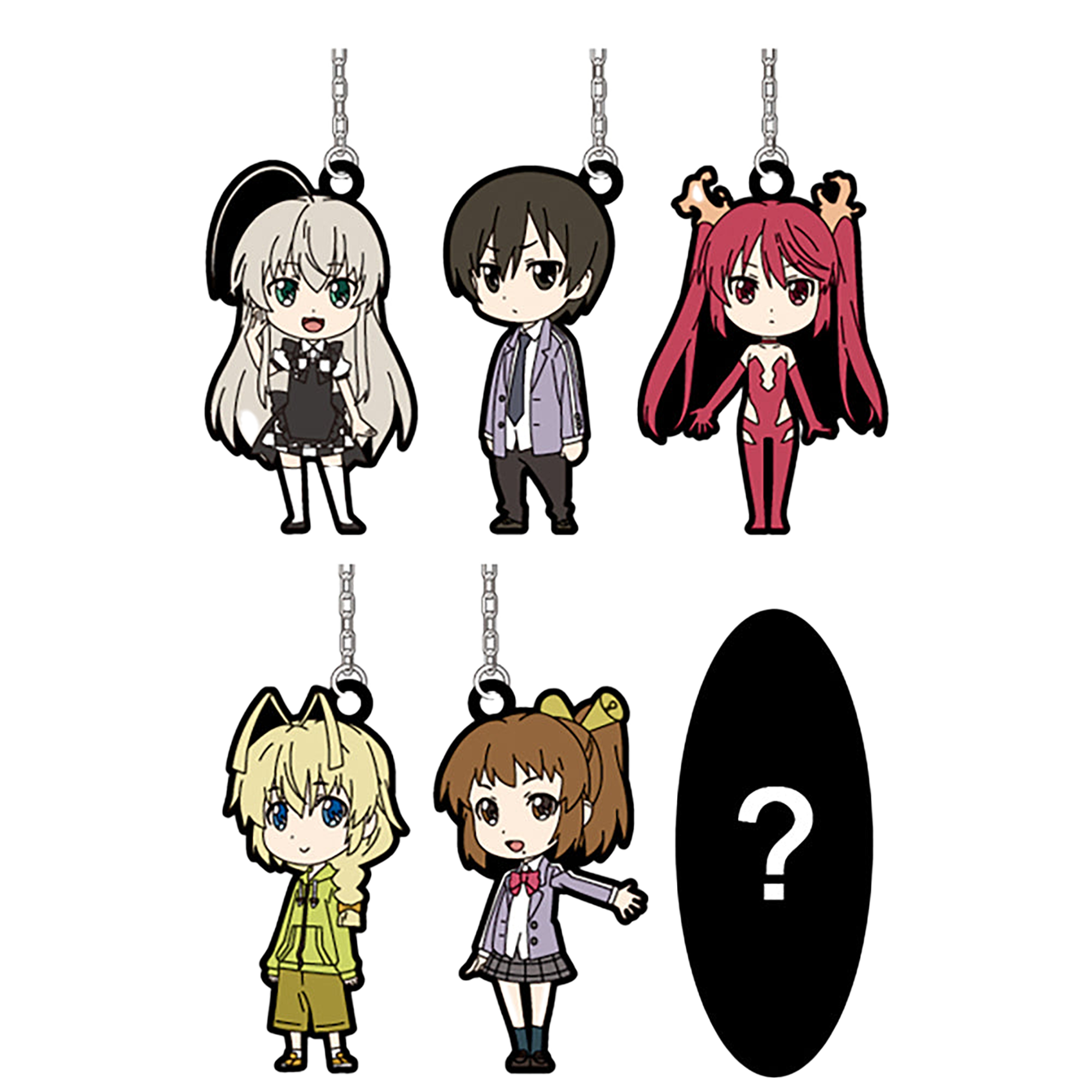 這いよれ！ニャル子さん ラバーキーチェーン（クローズタイプ）